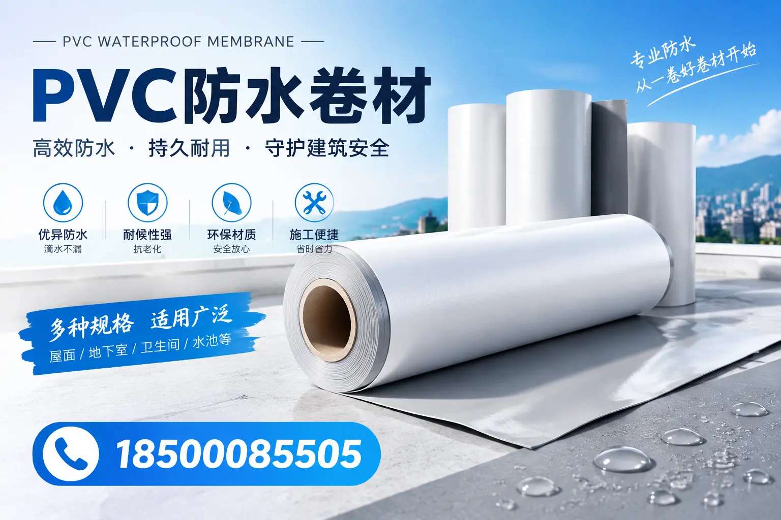 如何选择适合的PVC防水卷材？专家为您解答齐齐哈尔的需求